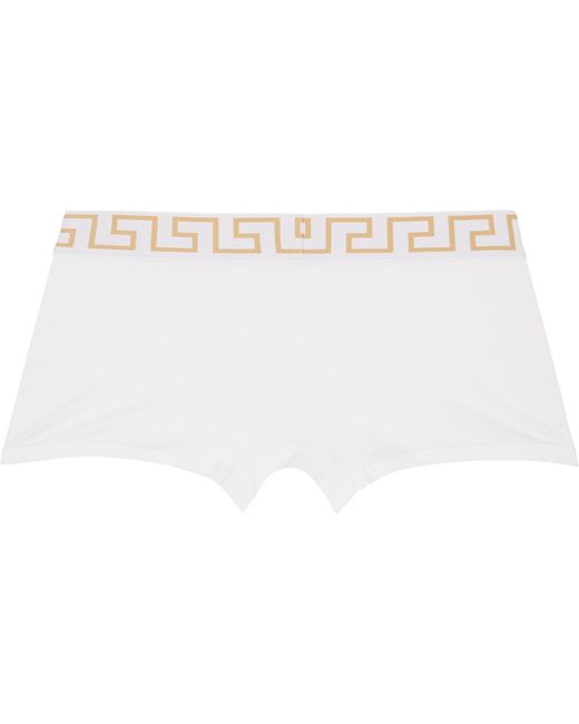 Versace Gray Three-Pack & Cotton-Jersey Boxer Briefs for men