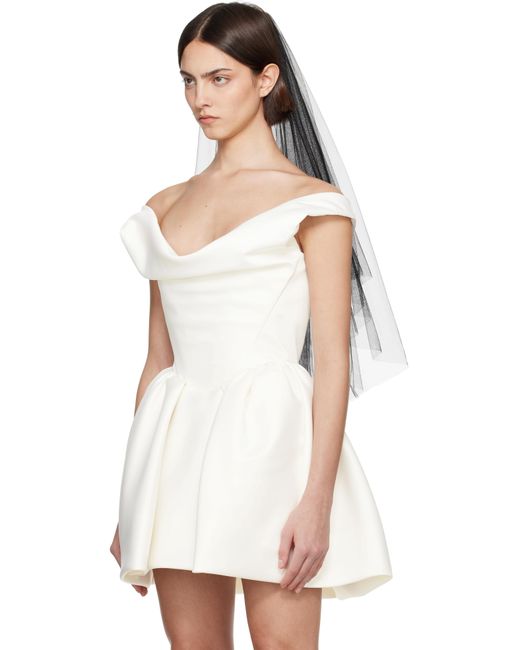 Vivienne Westwood Ssense Bridalカプセルコレクション Classic Short ベール White
