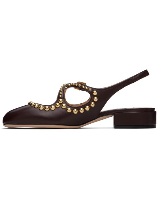 Bally Black Rina Slingback Heels
