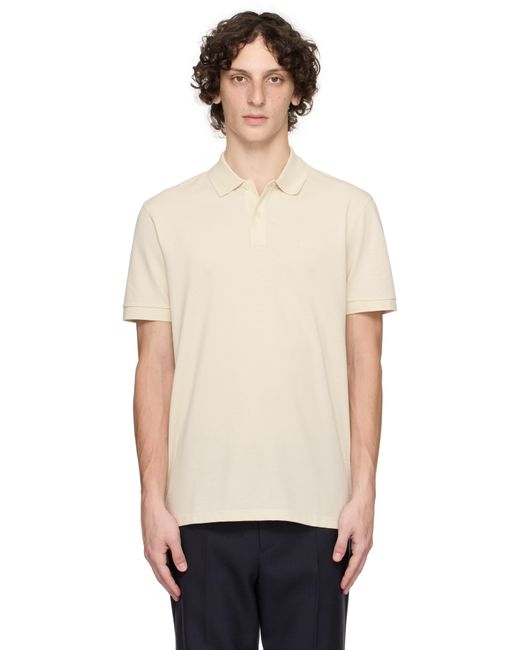 Polo Pallas En Piqué De Coton À Logo Boss pour homme en coloris Black