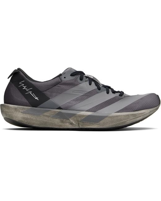 Y-3 Gray Adios 9 Sneakers for men
