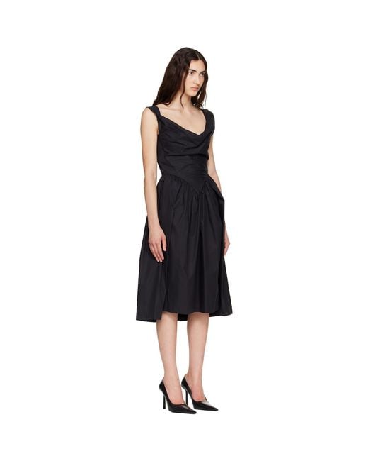 Vivienne Westwood Black Sunday Midi Dress