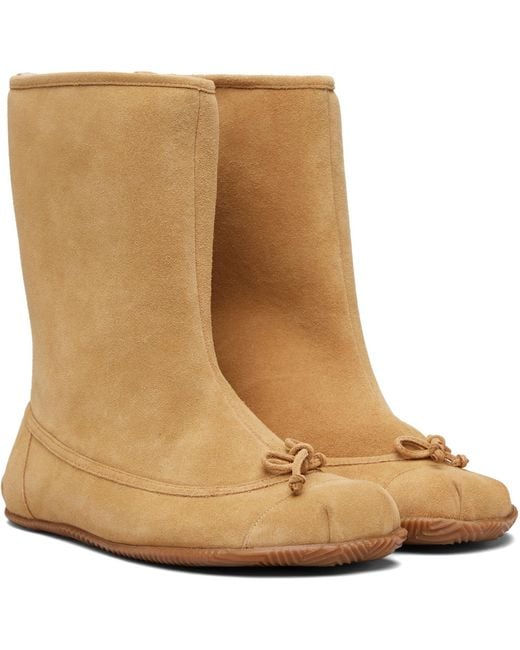 Abra Brown Tan Tall Baby Boots for men