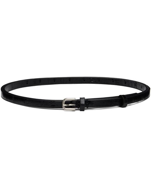 Dries Van Noten Black Pin-Buckle Belt for men