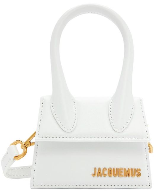 Jacquemus Leather White 'le Chiquito' Clutch | Lyst UK