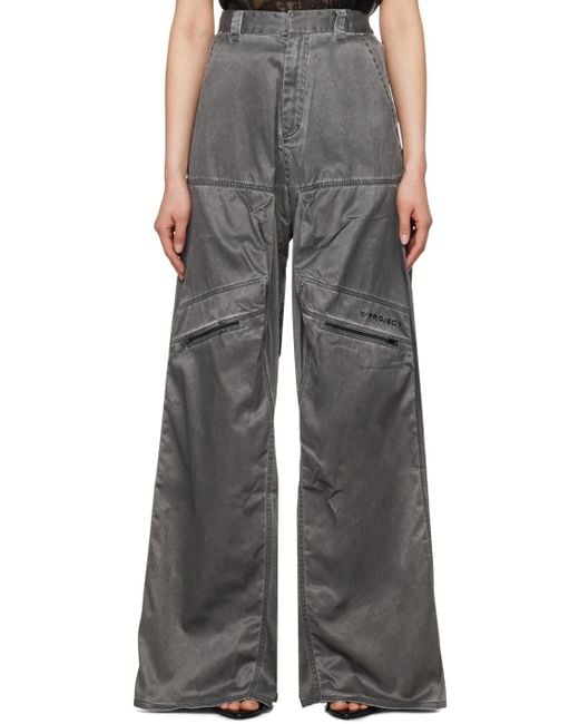 Y. Project Black Pop-Up Trousers