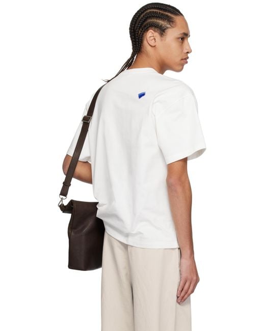 Adererror White Eternity Product. 46 T-Shirt for men