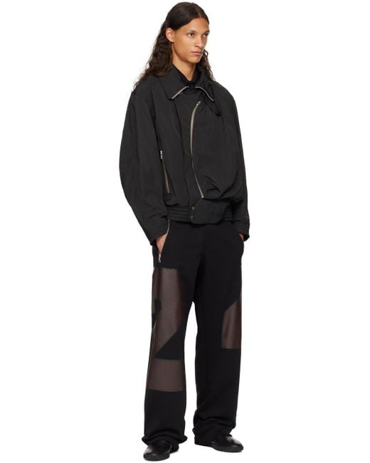 メンズ Dries Van Noten パデッド ジャケット ブラック | Lyst メンズ Dries Van Noten パデッド ジャケット ブラック | Lyst