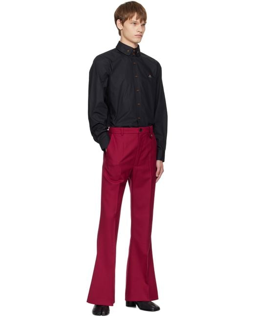 メンズ Vivienne Westwood ブラック Two Button Krall シャツ Black