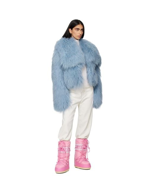 Moon Boot Pink Icon Nylon Boots