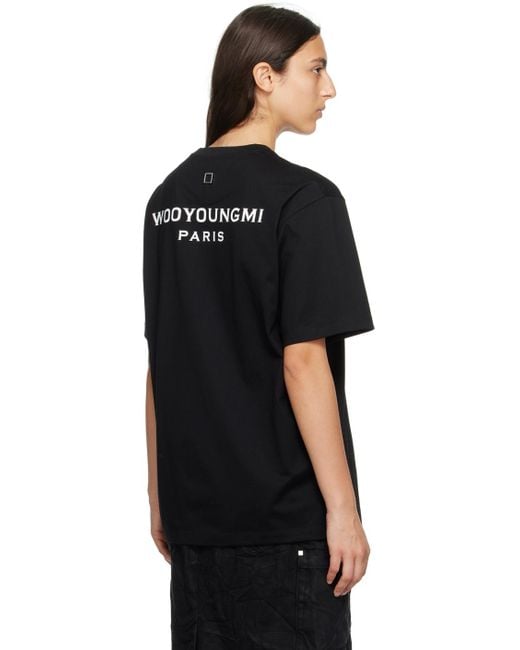 Wooyoungmi Black Patch T-shirt