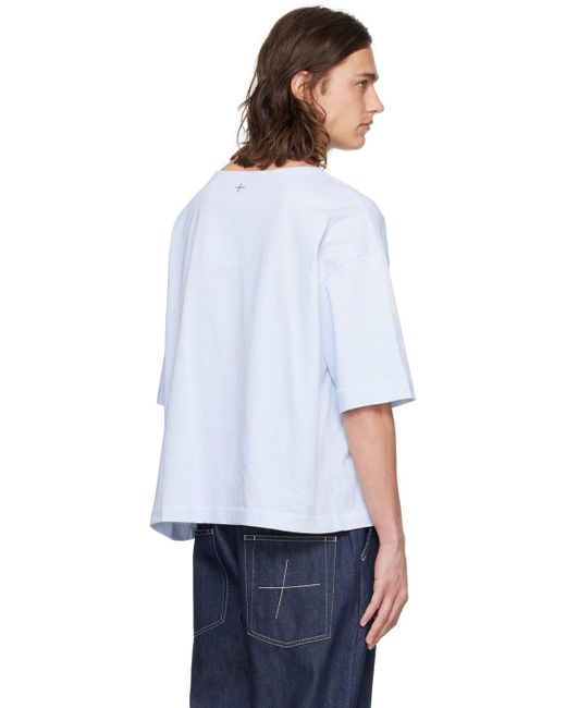 T-shirt tapper bleu Toogood pour homme en coloris White