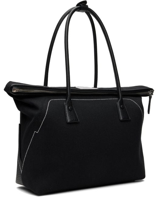 メンズ Maison Margiela ブラック ミディアム 5Ac Shopping バッグ Black