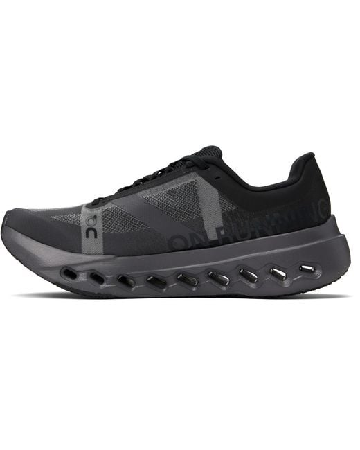 On Shoes Black Cloudsurfer Next Sneakers for men