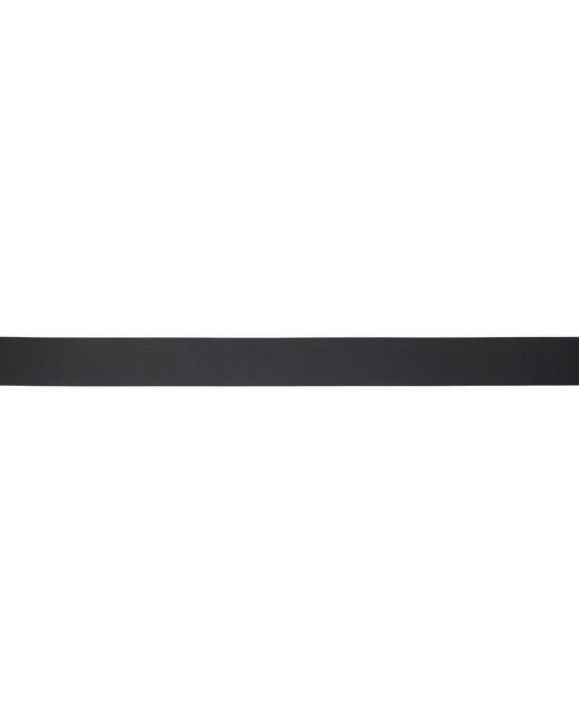 HUGO Black Leather Belt for men