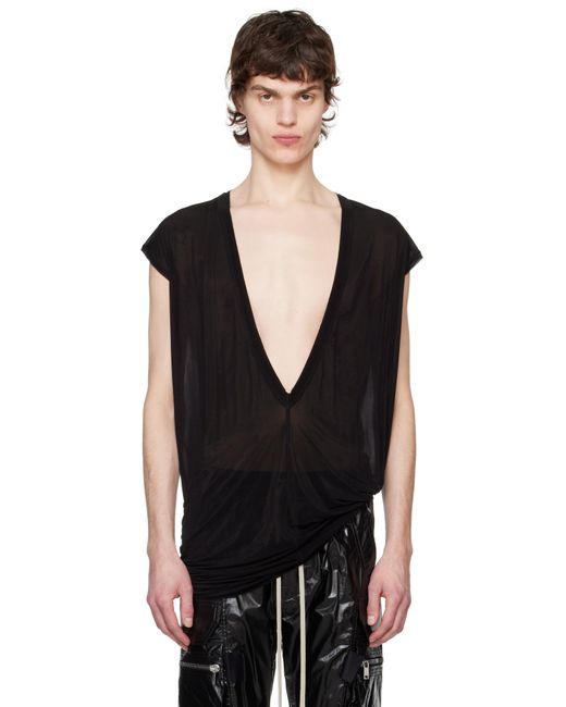 メンズ Rick Owens ブラック Hollywood Dylan トップス Black