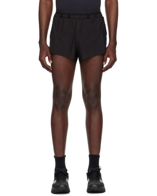 Soar Running Black Marathon Shorts for men