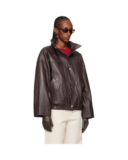 Rohe Brown Reinvented Leather Jacket