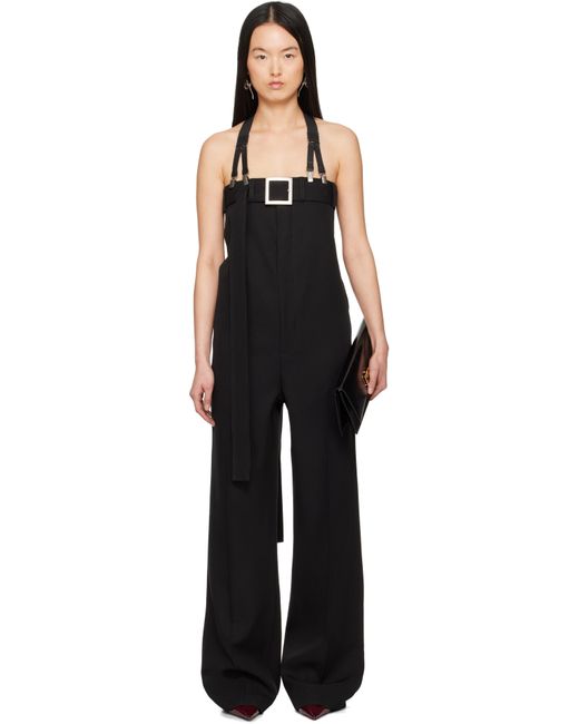 Jean Paul Gaultier ブラック The Strapped Suit Pants オーバーオール Black