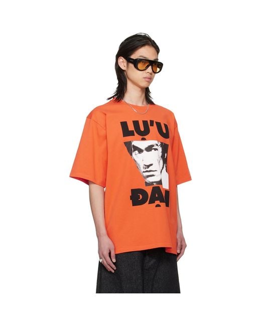 Lu'u Dan Orange Bruce Lee X Lựu Đạn Concert T-Shirt for men