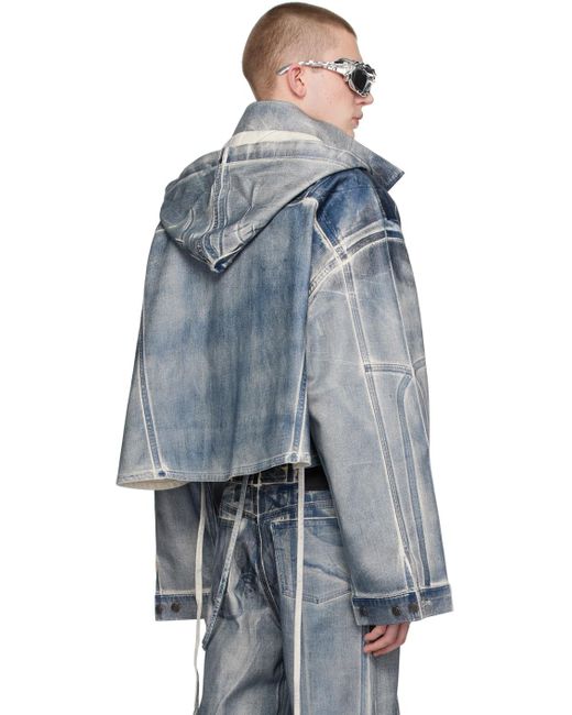 OTTOLINGER Blue Ssense Exclusive Denim Jacket for men
