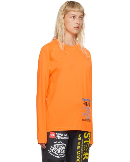 The North Face Orange Online Ceramics Edition Class V Water Long Sleeve T-shirt