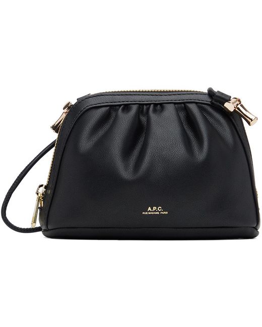 A.P.C. . Black Ninon Small Drawstring Bag