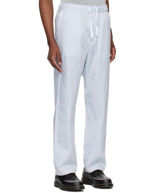 Ragbone pantalon bradford bleu et blanc Rag & Bone pour homme en coloris White
