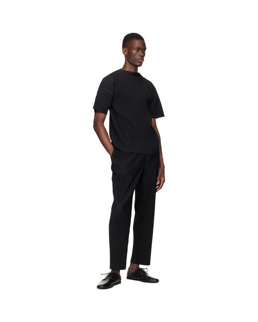 Homme Plissé Issey Miyake Black Monthly Colors March T-Shirt for men