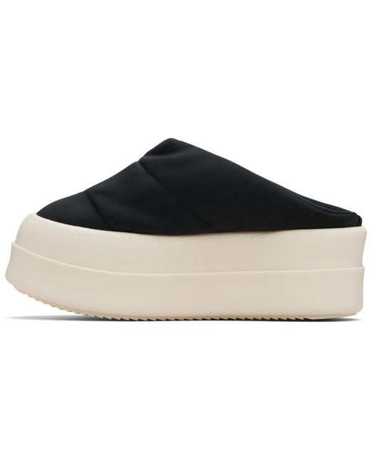 Rick Owens Black Concordians Mega Bumper Slip On Lunar Loafers