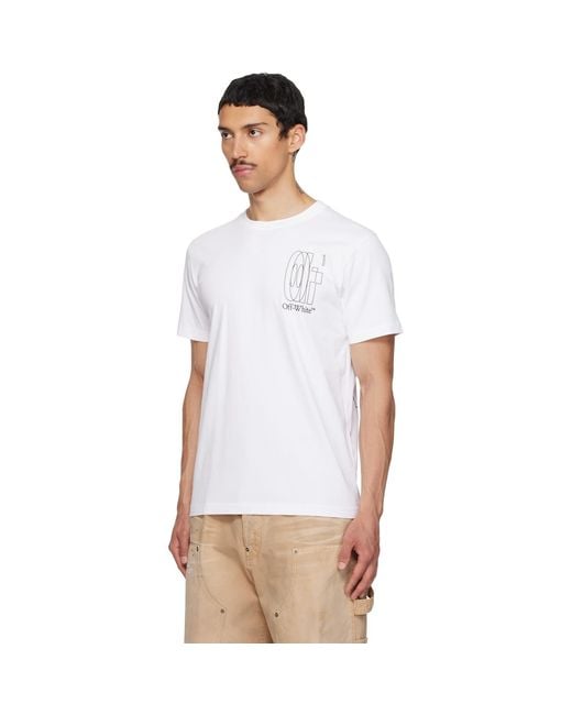 Off-White c/o Virgil Abloh White Big Double Arrow Slim T-Shirt for men