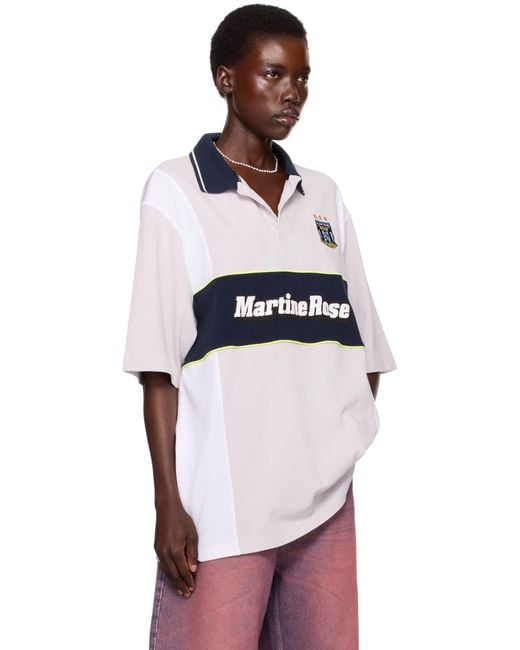 Martine Rose レディース レッド Ssense限定 グレー オーバーサイズ