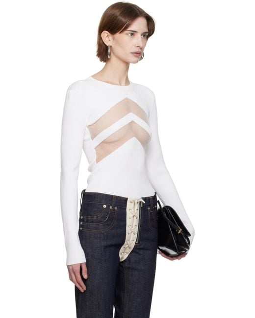 Jean Paul Gaultier Multicolor 'The Chevrons' Sweater