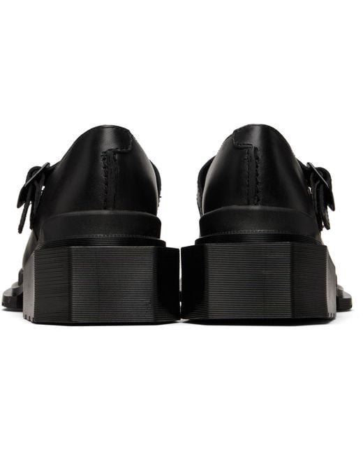 Dr. Martens Black Maybole Square Toe Mary Jane Heels