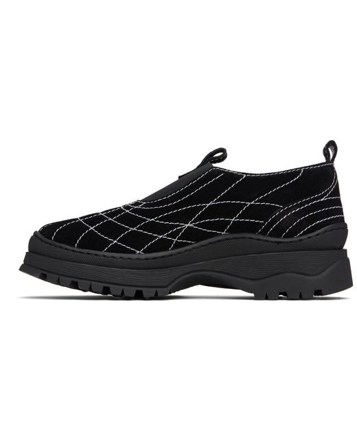 Nicole Saldanã Black Sacha Suede Sneakers