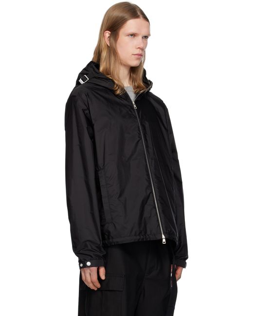 メンズ Moncler ブラック Remoray フード付きジャケット Black