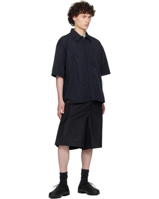 A_COLD_WALL* Black Form Tearaway Shorts for men