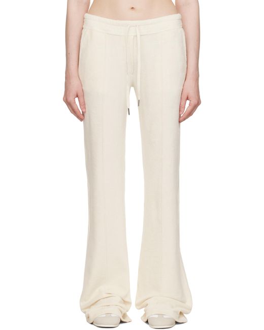Pantalon De Survêtement Blanc Cassé En Tissu Éponge Tom Ford en coloris White