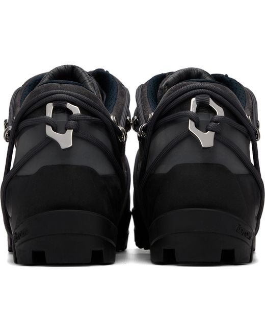 HELIOT EMIL Black Low Hiking Boots for men
