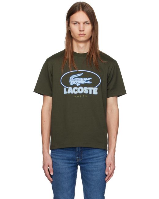 Lacoste graphic tees hot sale