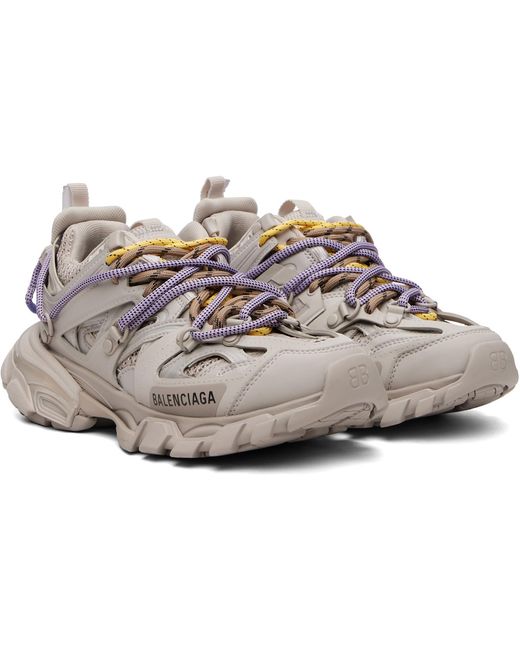 Balenciaga Gray Track Trail Laces Sneakers
