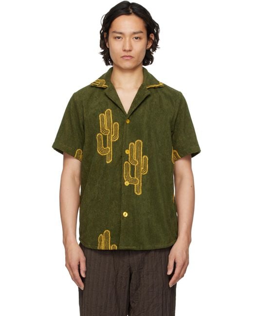 Oas Green Mezcal Cuba Terry Shirt for men