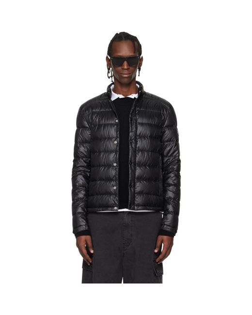 Moncler Black Selves Short Down Jacket for men
