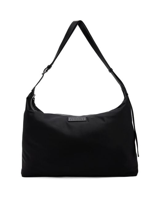 MM6 by Maison Margiela Black Nylon Twill Crossbody Bag for men