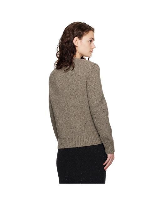 Bottega Veneta Brown Wool Tailo Sweater