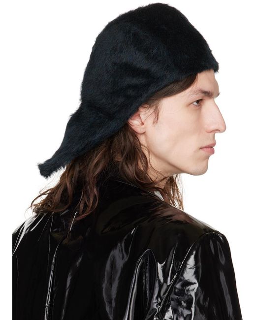 Raf Simons Black Fitting Hat for men