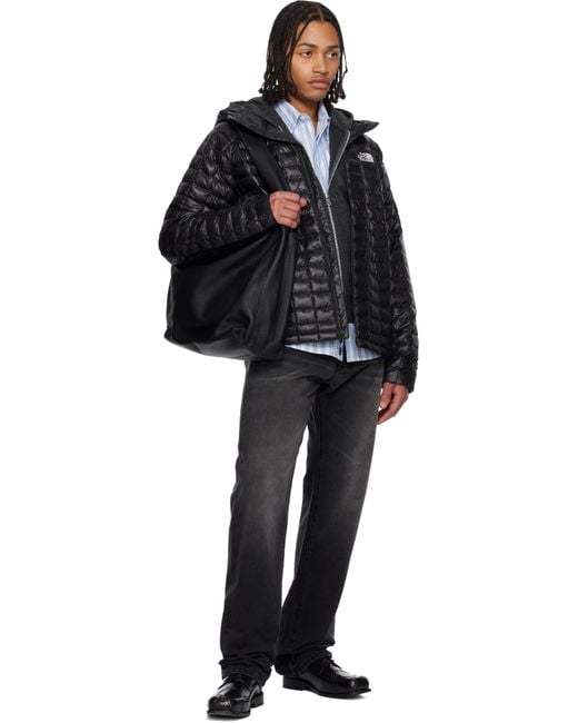 メンズ The North Face ブラック Thermoball フード ジャケット Black
