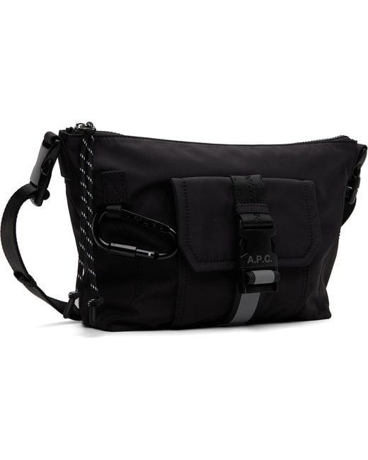 A.P.C. Black Trek Satchel for men