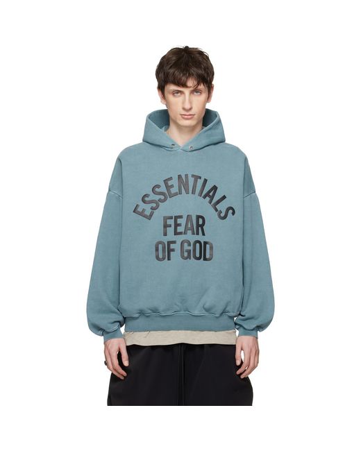 Fear Of God Blue Campus 90S Hoodie for men