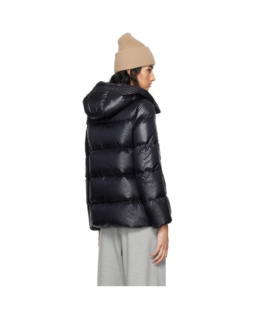 Moncler Black Seritte Short Down Jacket